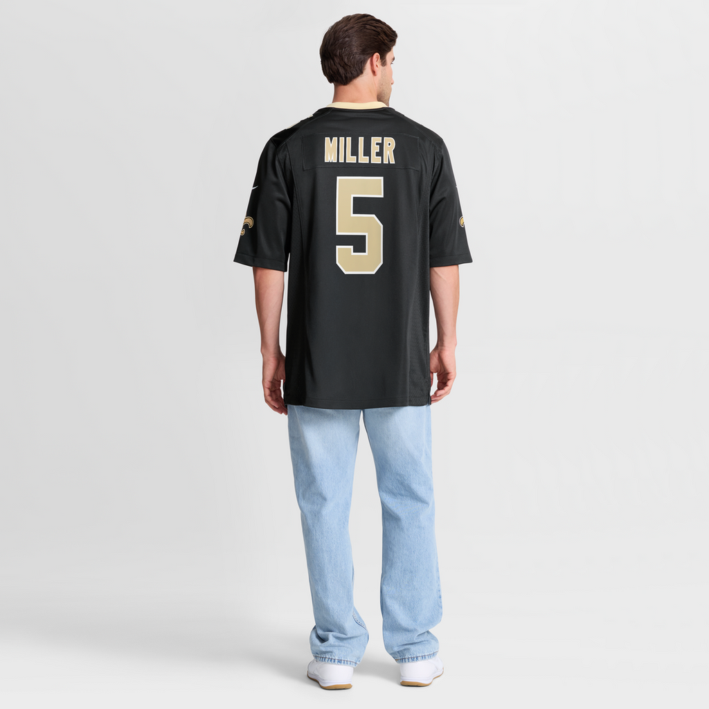 Kendre Miller New Orleans Saints Team Game Jersey - Black