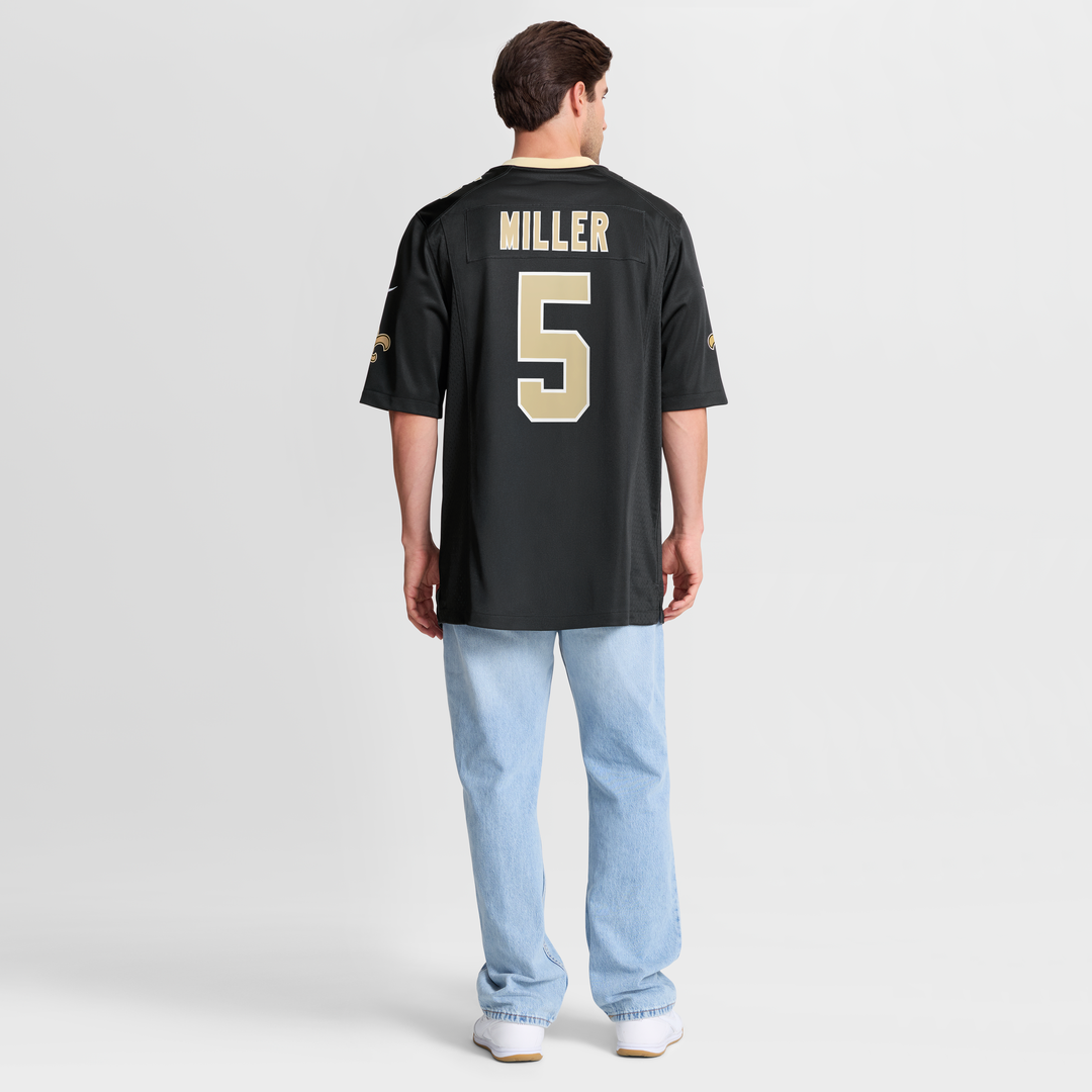 Kendre Miller New Orleans Saints Team Game Jersey - Black