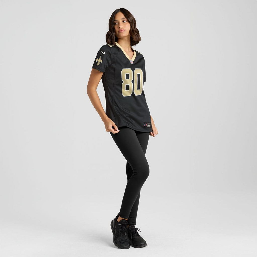 Moliki Matavao New Orleans Saints Women's Team Game Jersey - Black