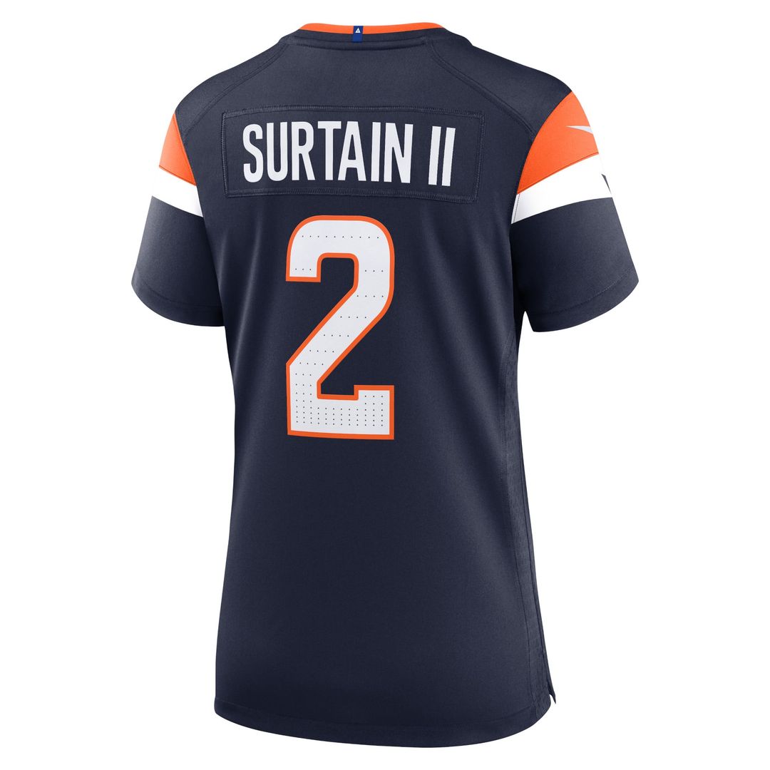 Patrick Surtain II Denver Broncos Women's Alternate Game Jersey - Navy