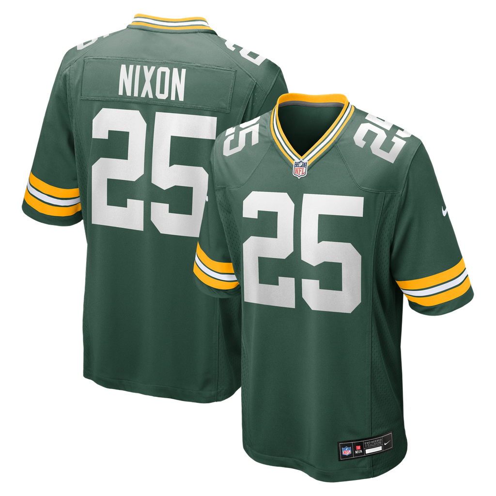 Keisean Nixon Green Bay Packers Game Player Jersey - Green
