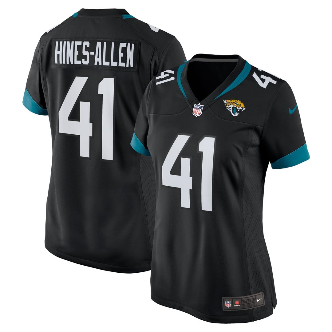 Josh Hines-Allen Jacksonville Jaguars Women's Player Game Jersey - Teal