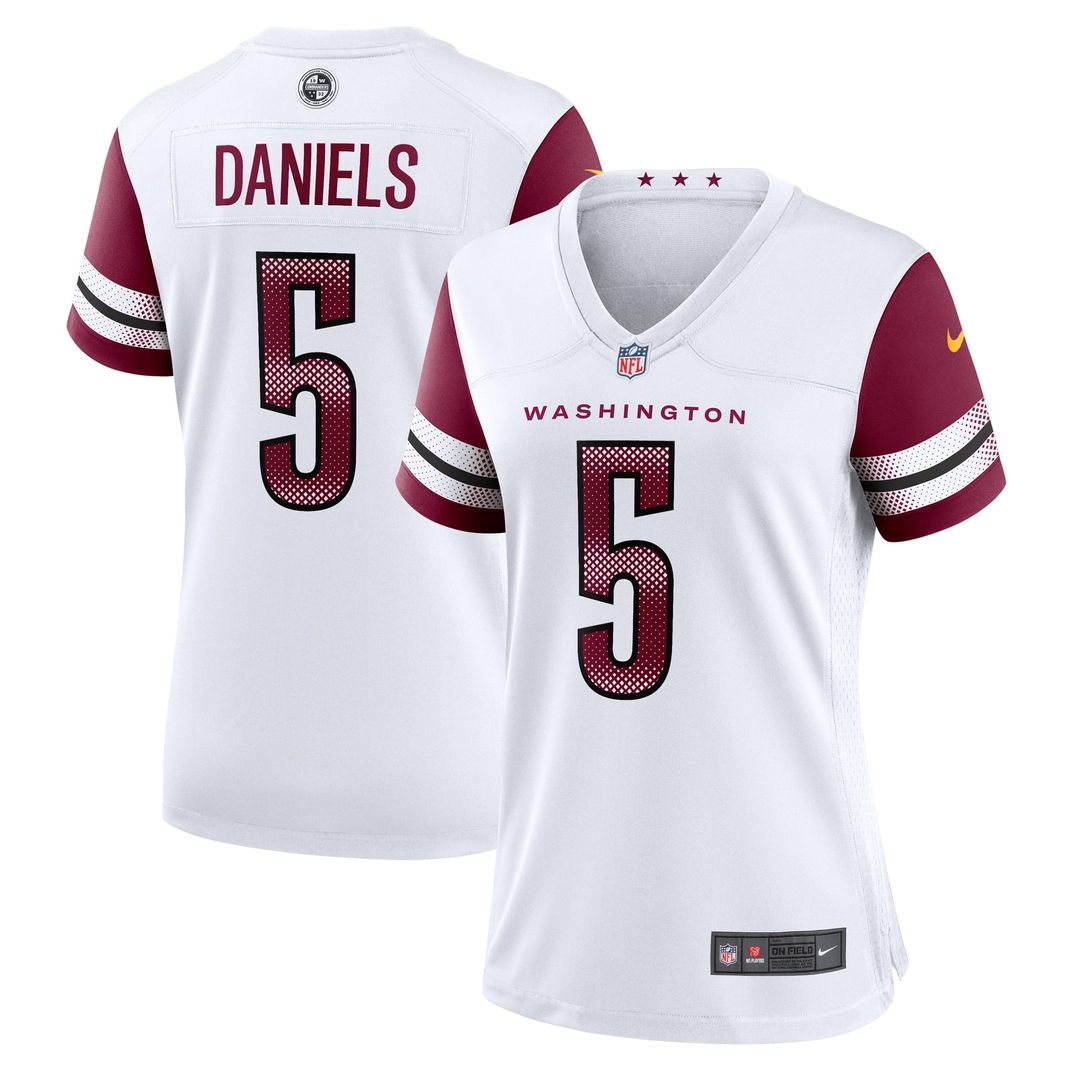 Jayden Daniels Washington Commanders Women's Player Game Jersey - Burgundy