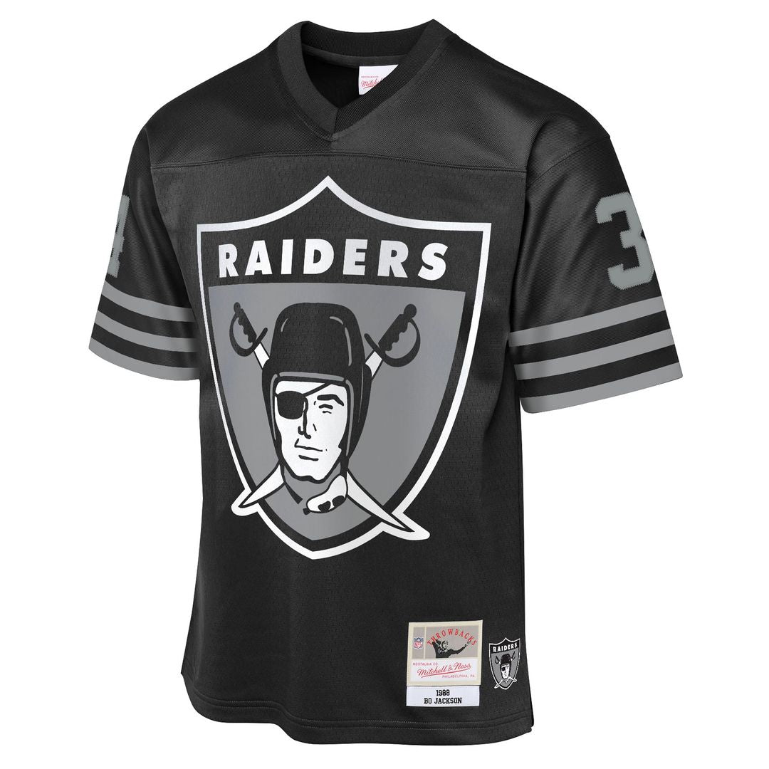 Bo Jackson Las Vegas Raiders Mitchell & Ness Youth 1988 Throwback Fashion Jersey - Black