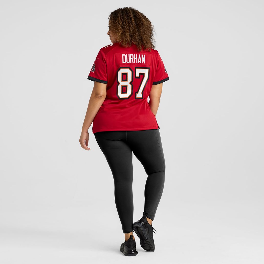 Payne Durham Tampa Bay Buccaneers Women's Game Jersey - Red