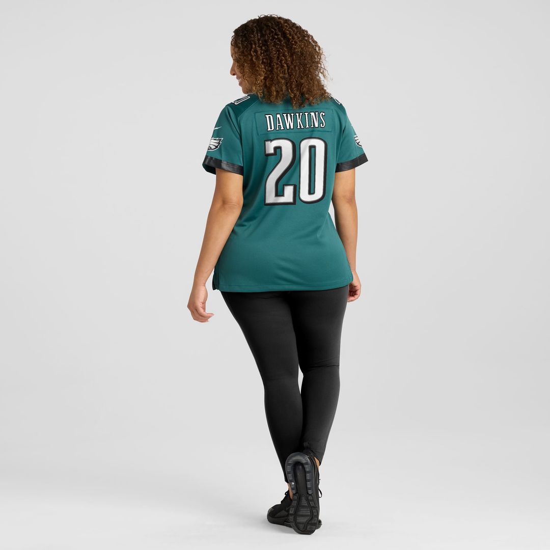 Brian Dawkins Philadelphia Eagles Women's Retired Player Game Jersey - Midnight Green