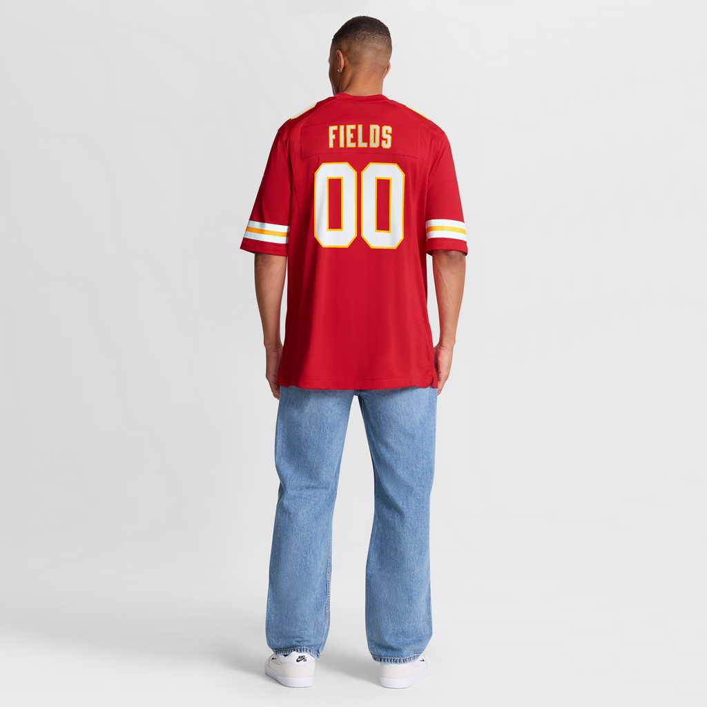 Justin Fields Kansas City Chiefs Game Jersey - Red