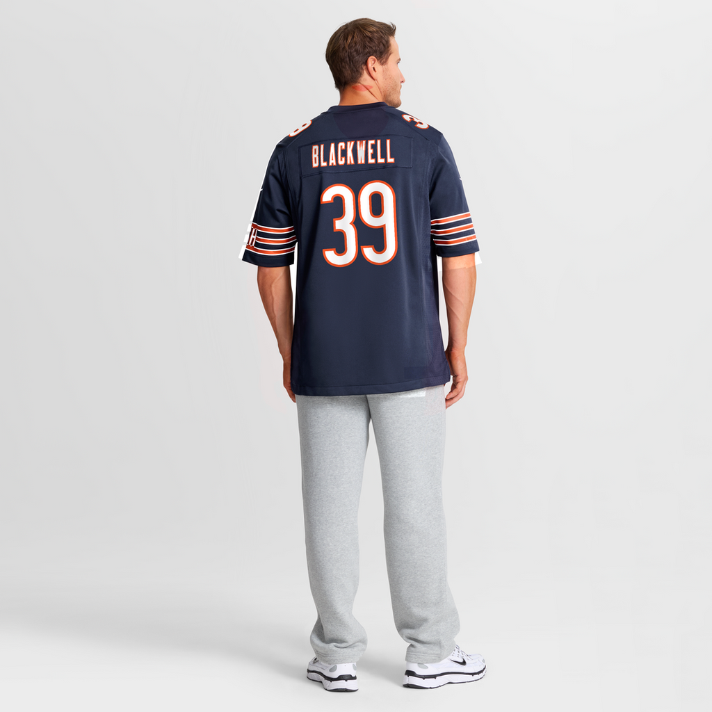 Josh Blackwell Chicago Bears Game Player Jersey - Navy