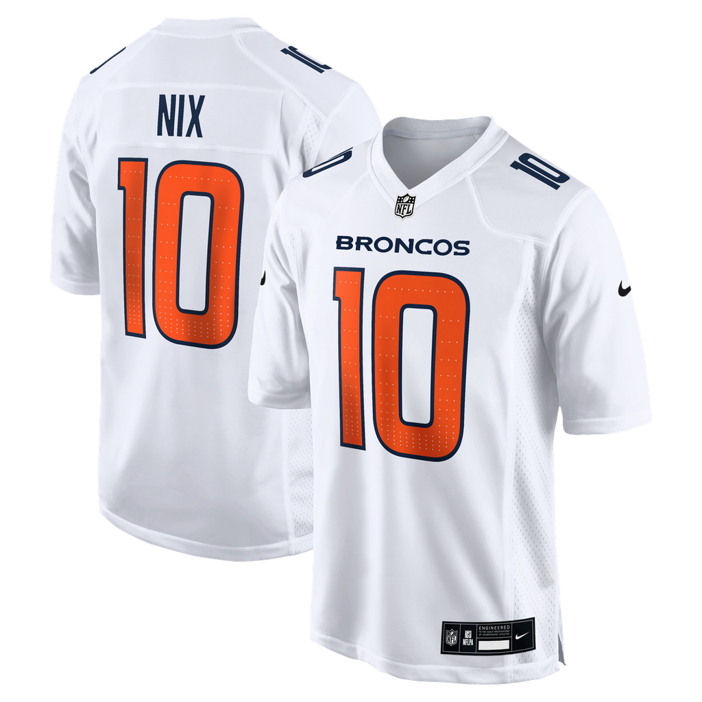 Bo Nix Denver Broncos Tundra Fashion Game Jersey - White