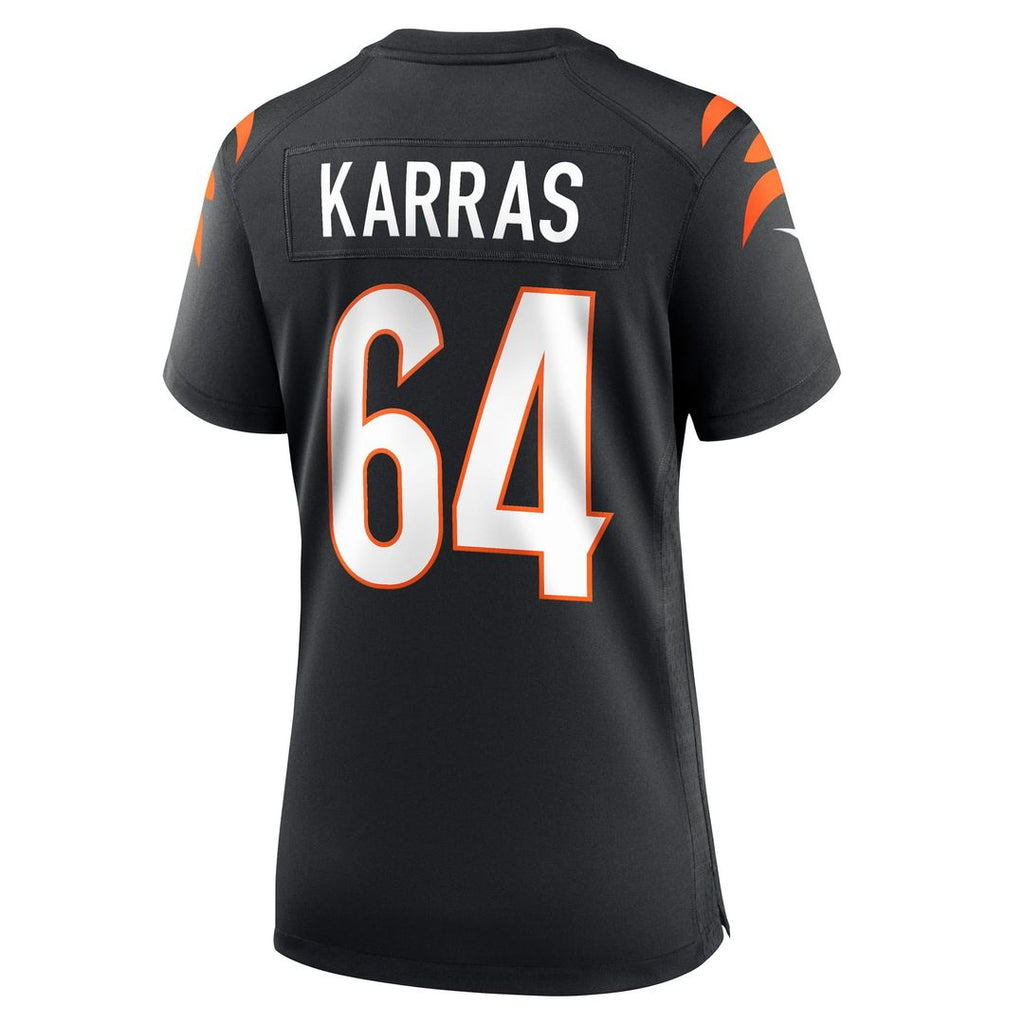 Ted Karras Cincinnati Bengals Women's Game Player Jersey - Black