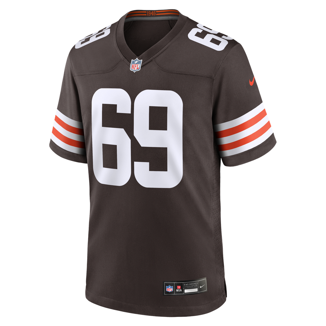 Tyre Phillips Cleveland Browns Team Game Jersey - Brown