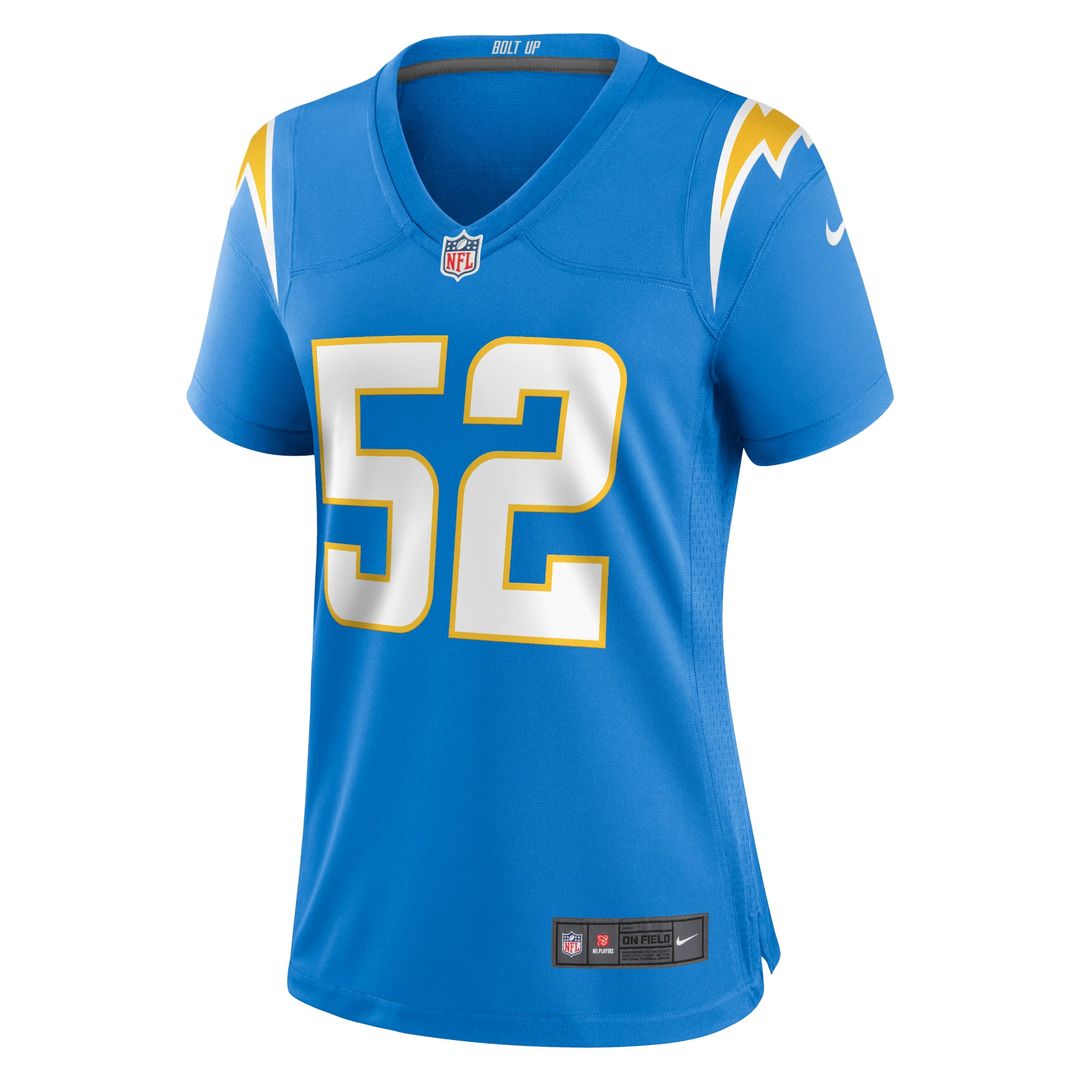 Khalil Mack Los Angeles Chargers Women's Player Jersey - Powder Blue