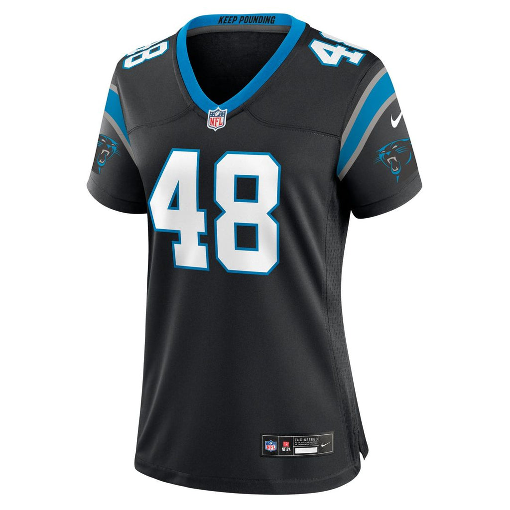 Thomas Incoom Carolina Panthers Women's Team Game Jersey - Black