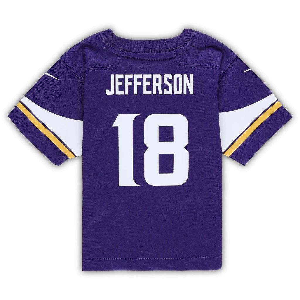 Justin Jefferson Minnesota Vikings Infant Team Player Game Jersey - Purple