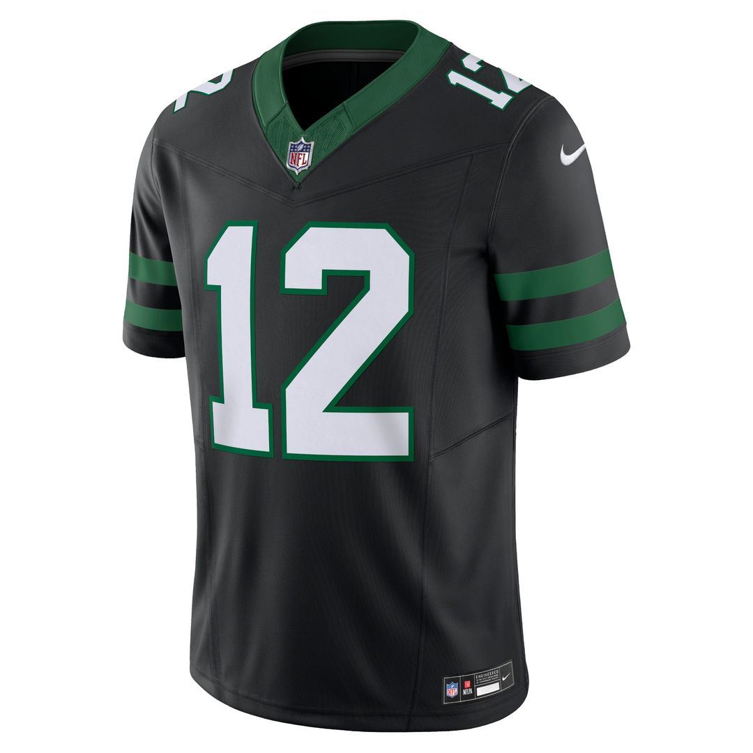 Joe Namath New York Jets Alternate Vapor F.U.S.E. Limited Jersey - Legacy Black