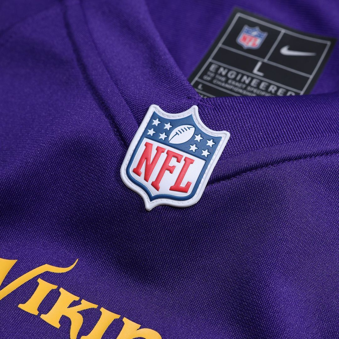 Jaren Hall Minnesota Vikings Game Jersey - Purple