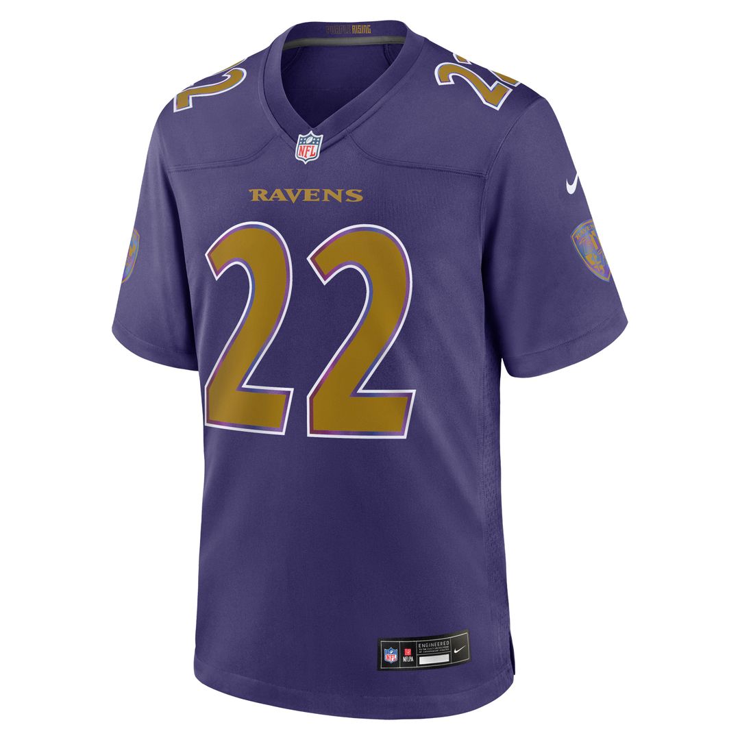 Derrick Henry Baltimore Ravens Game Jersey - White