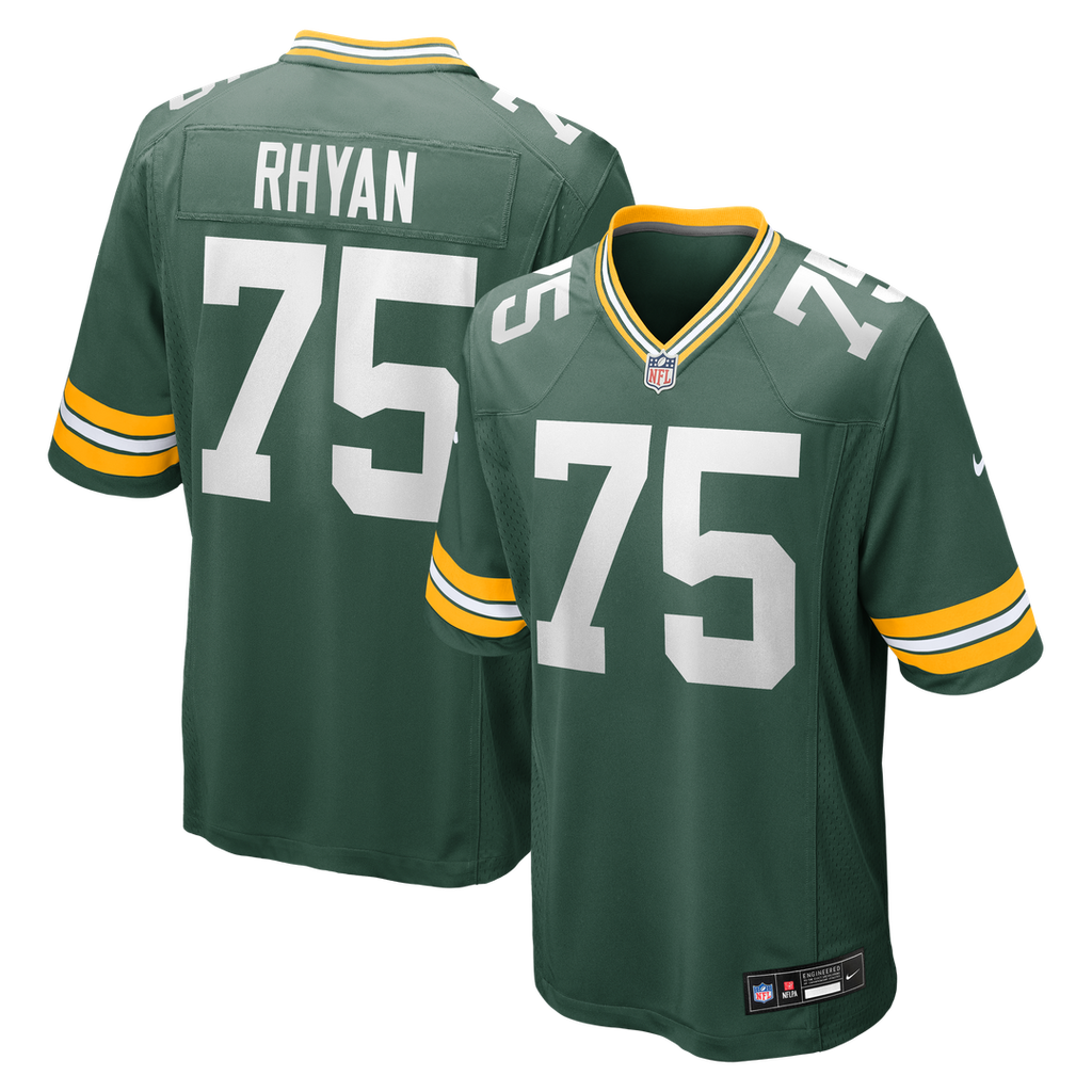 Sean Rhyan Green Bay Packers Game Player Jersey - Green