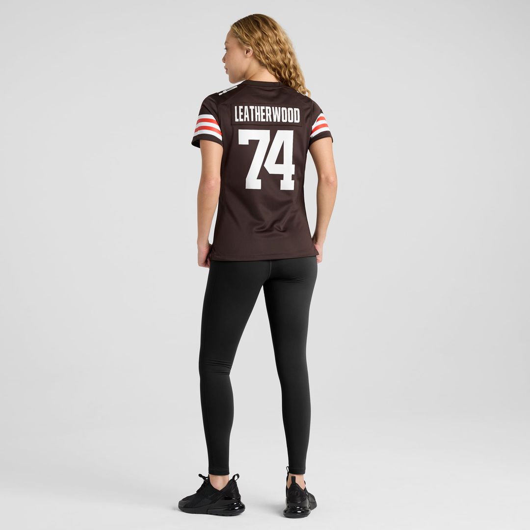Alex Leatherwood Cleveland Browns Women's Team Game Jersey - Brown