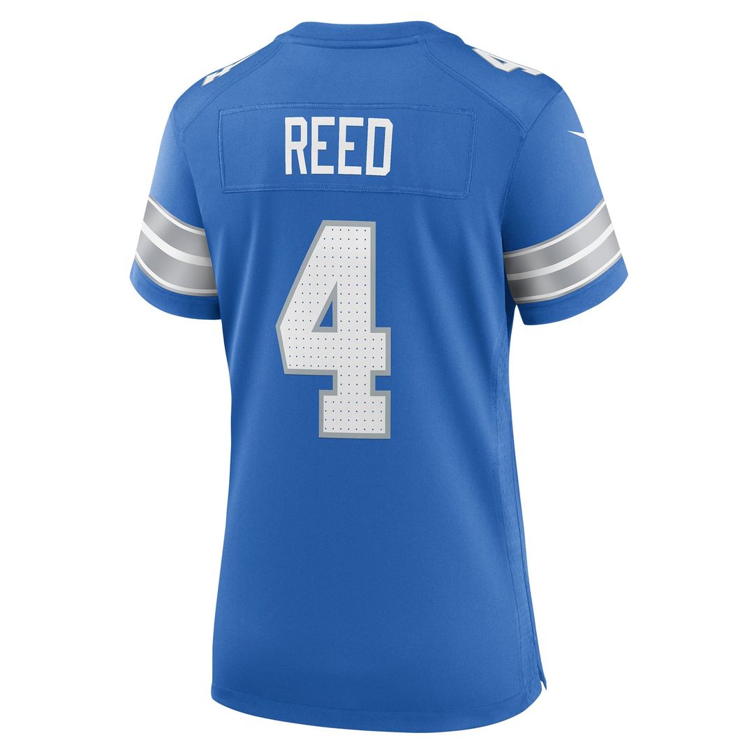 D.J. Reed Detroit Lions Women's Team Game Jersey - Blue