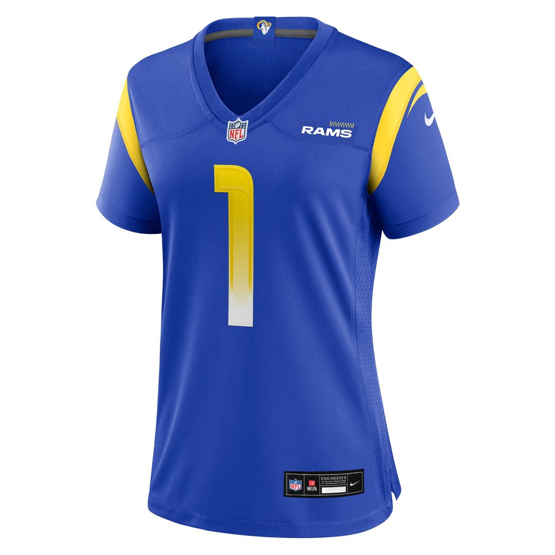 Emmanuel Forbes Jr. Los Angeles Rams Women's Team Game Jersey - Royal