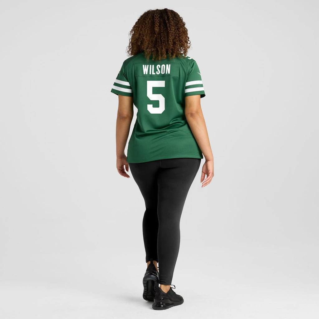 Garrett Wilson New York Jets Women's Game Jersey - Legacy Green