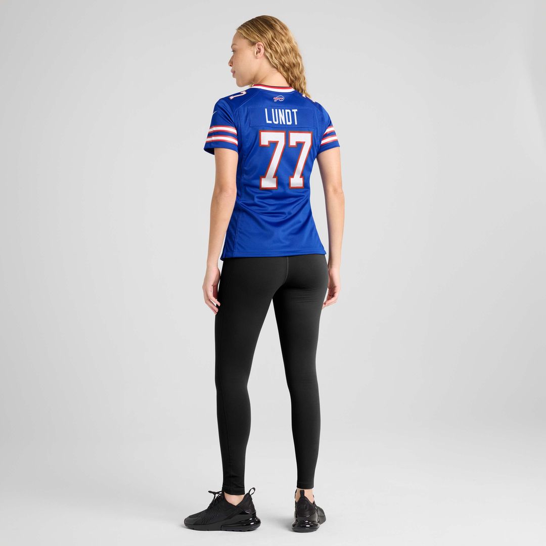 Chase Lundt Buffalo Bills Women's Team Game Jersey - Royal