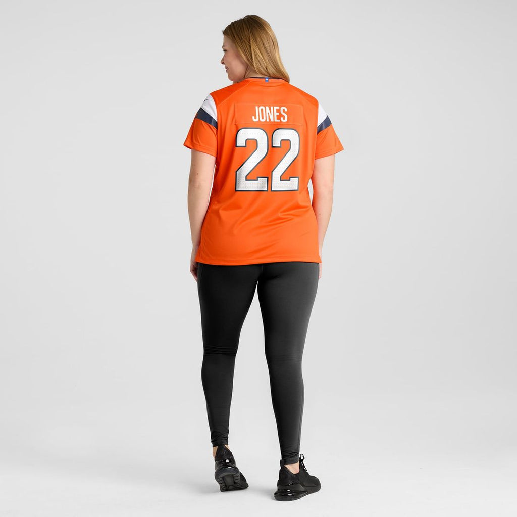 Brandon Jones Denver Broncos Women's Team Game Jersey - Orange