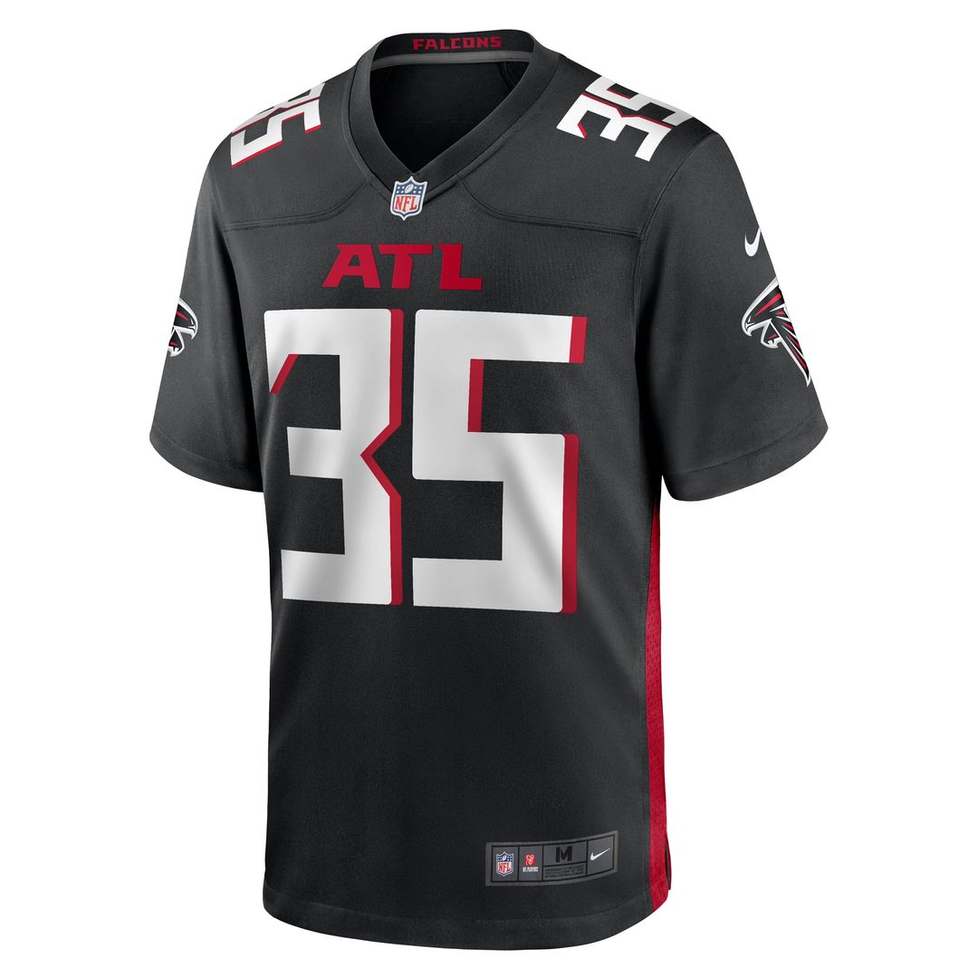 Natrone Brooks Atlanta Falcons Team Game Jersey - Black