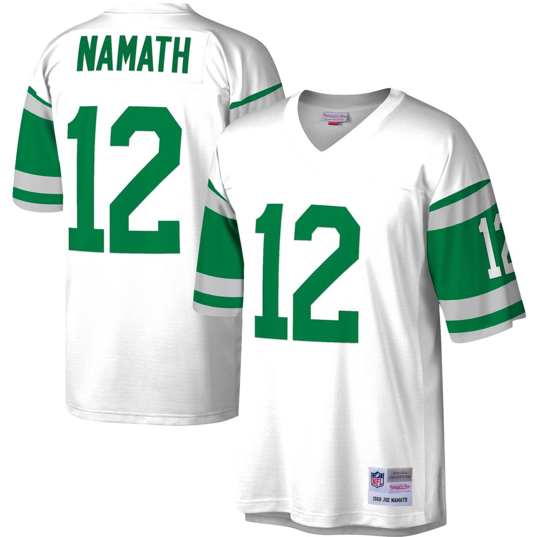 Joe Namath New York Jets Mitchell & Ness Legacy Replica Jersey - Kelly Green