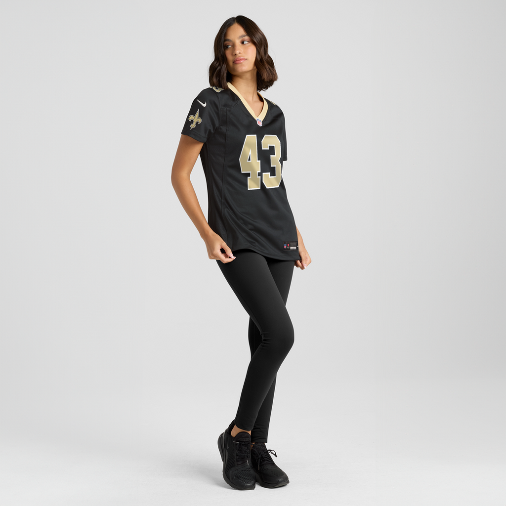 Michael Davis New Orleans Saints Women's Team Game Jersey - Black