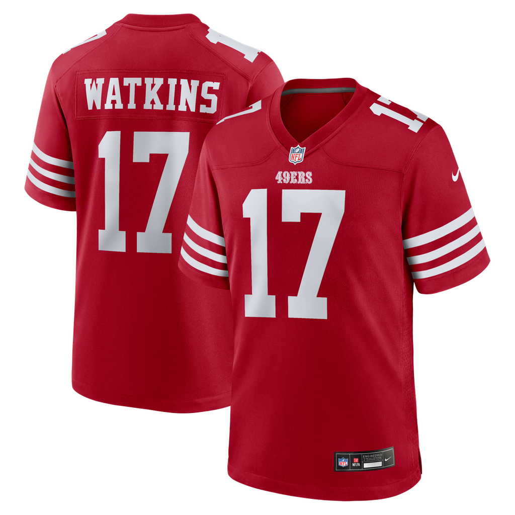 Watkins San Francisco 49ers Team Game Jersey - Scarlet