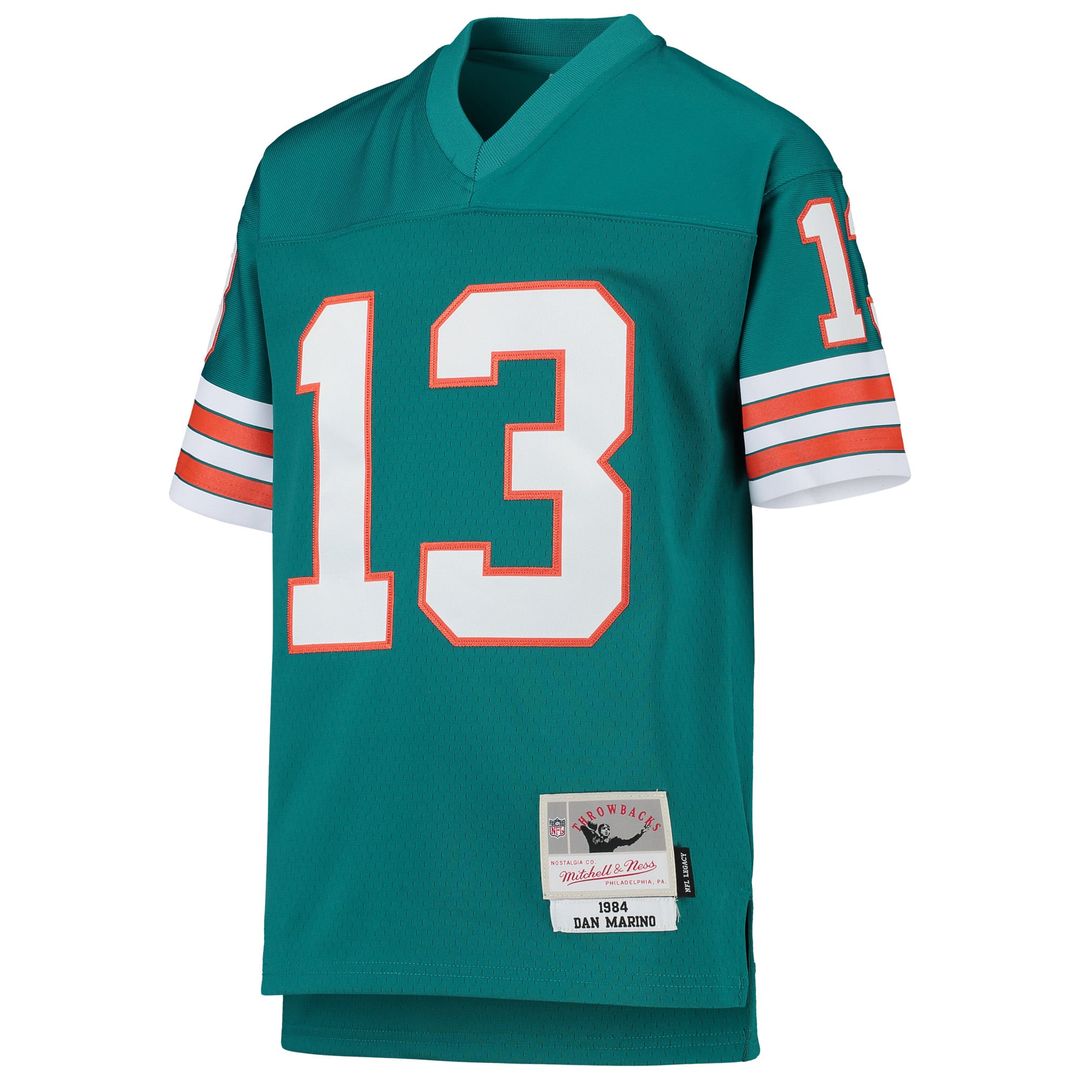 Dan Marino Miami Dolphins Mitchell & Ness Youth 1984 Legacy Retired Player Jersey - Aqua