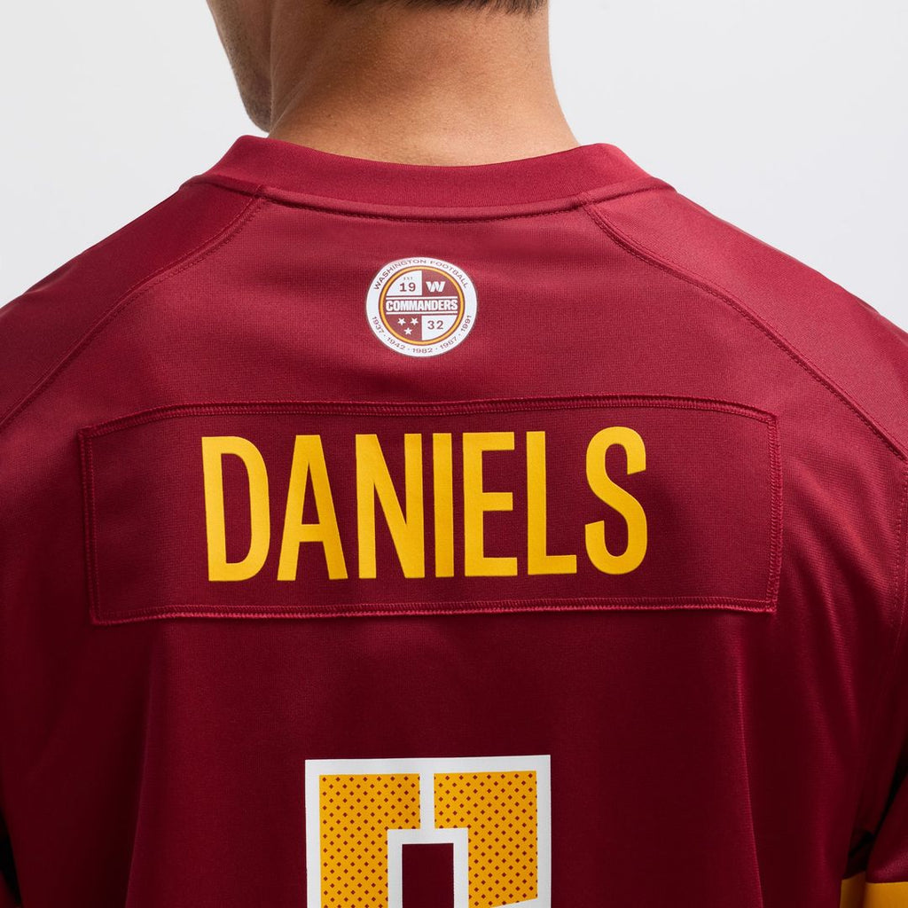 Jayden Daniels Washington Commanders Player Game Jersey - Burgundy