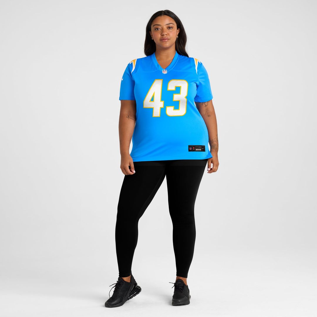 Troy Dye Los Angeles Chargers Women's Game Jersey - Powder Blue