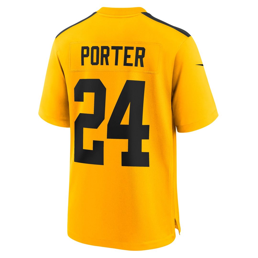 Joey Porter Jr. Pittsburgh Steelers Alternate 1933 Throwback Game Jersey - Gold
