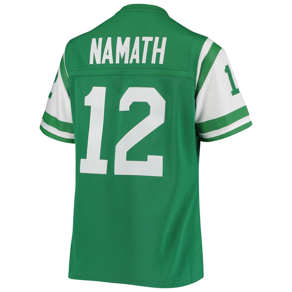 Joe Namath New York Jets Mitchell & Ness Women's 1969 Legacy Replica Jersey - Green