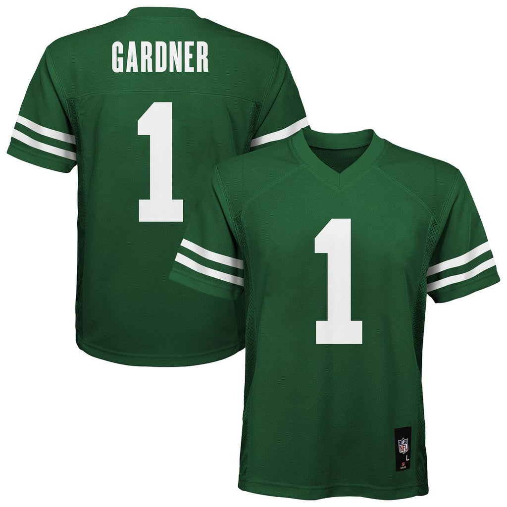 Ahmad Sauce Gardner New York Jets Youth Replica Player Jersey - Green