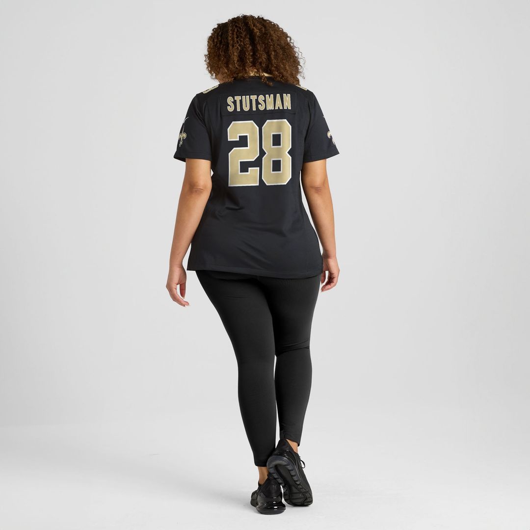 Danny Stutsman New Orleans Saints Women's Team Game Jersey - Black