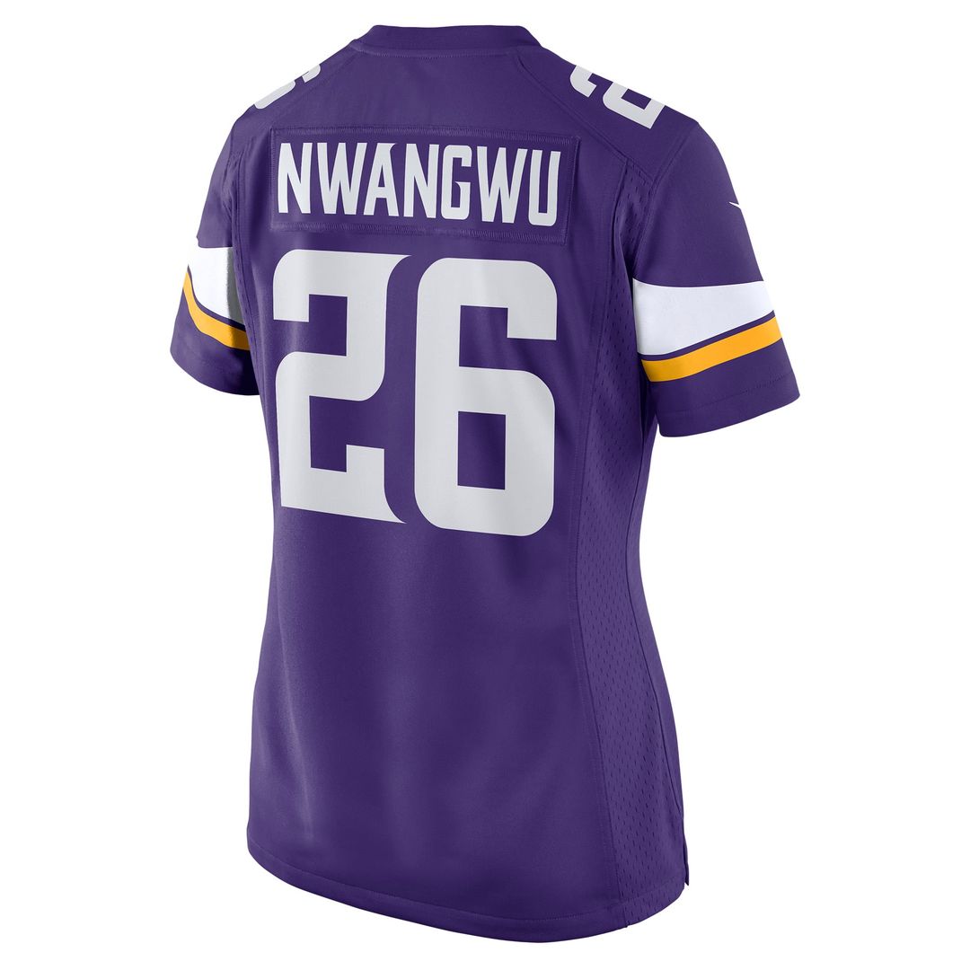 Kene Nwangwu Minnesota Vikings Women's Game Jersey - Purple