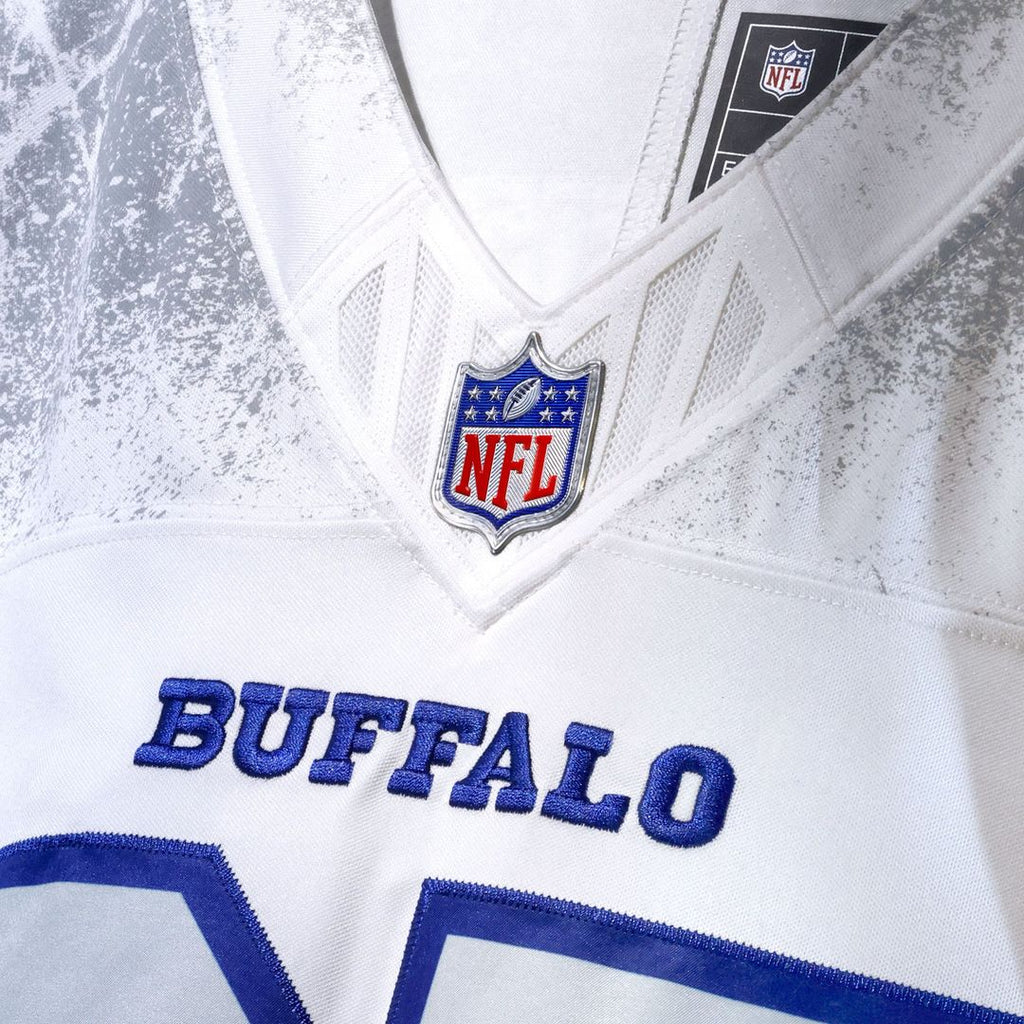 Keon Coleman Buffalo Bills 2025 Rivalries Collection Stitched Limited Jersey - White