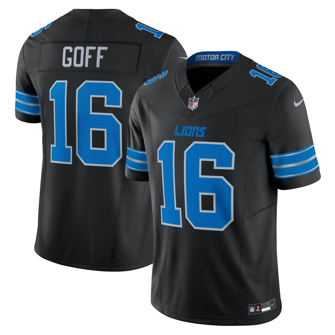 Jared Goff Detroit Lions Vapor F.U.S.E. Limited Jersey - Black