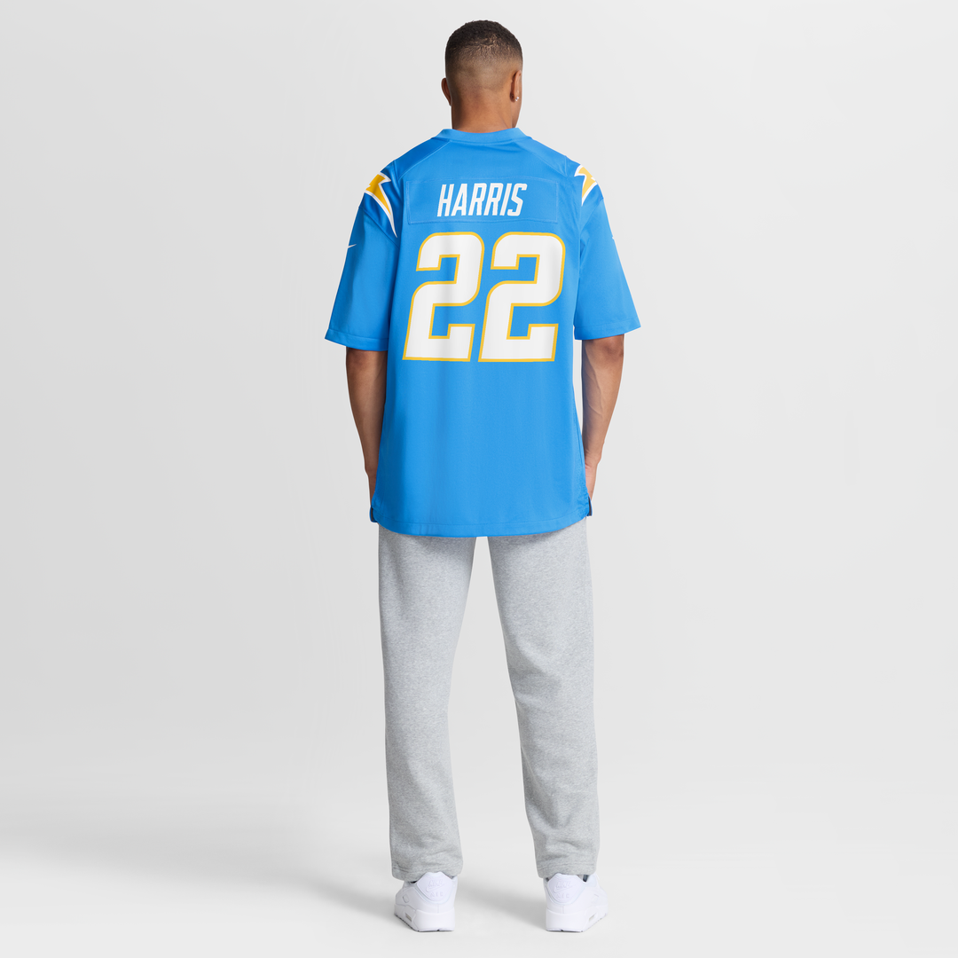 Najee Harris Los Angeles Chargers Game Player Jersey - Powder Blue