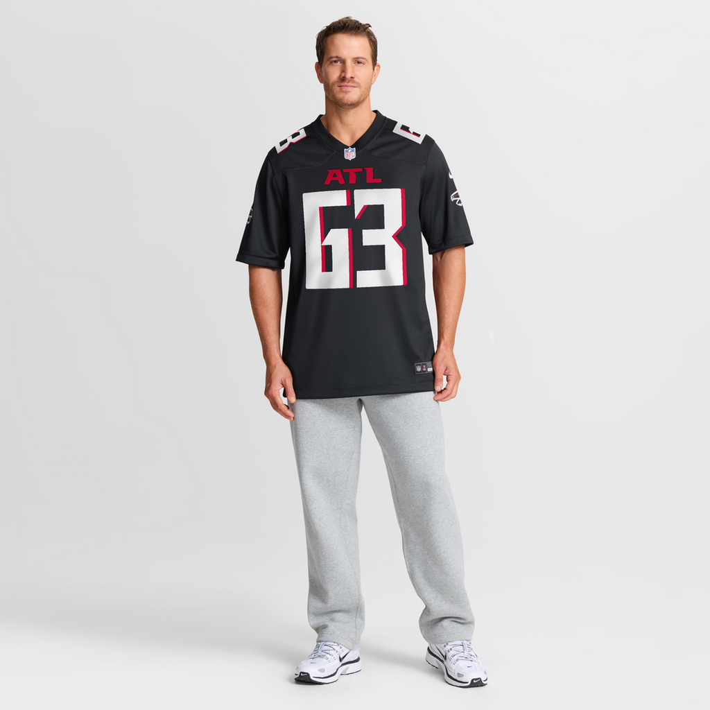 Chris Lindstrom Atlanta Falcons Game Jersey - Black