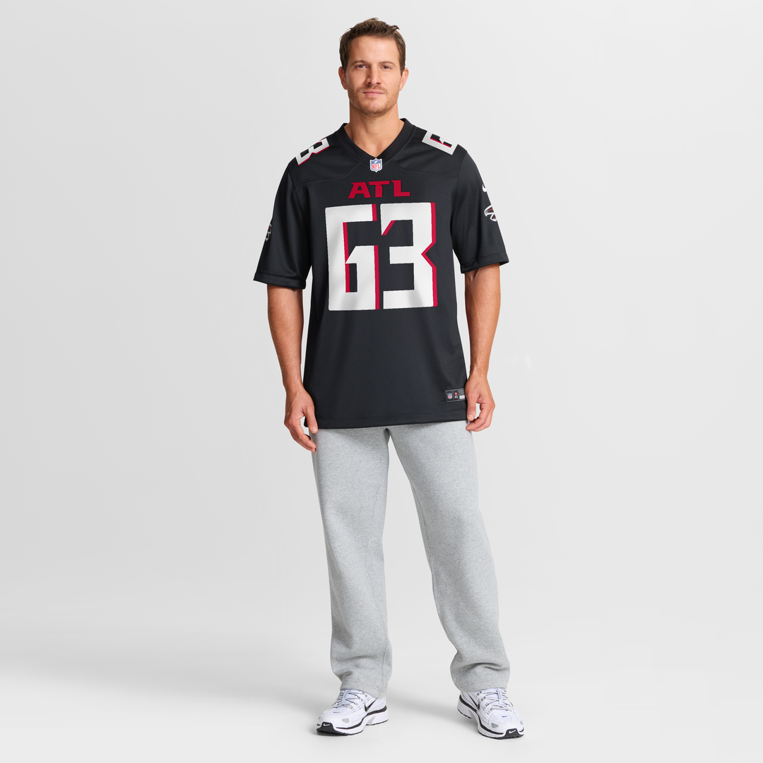 Chris Lindstrom Atlanta Falcons Game Jersey - Black