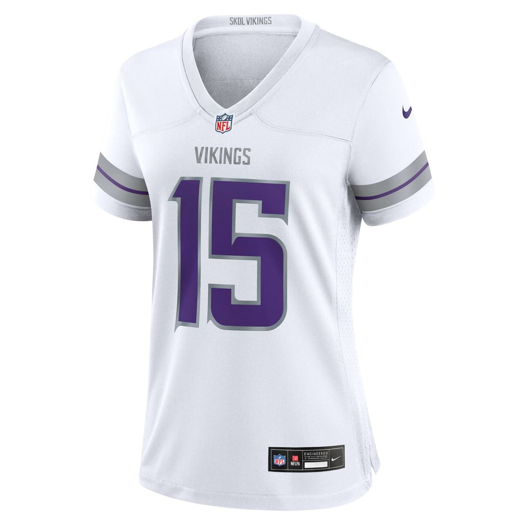Dallas Turner Minnesota Vikings Women's Alternate Game Jersey - Purple
