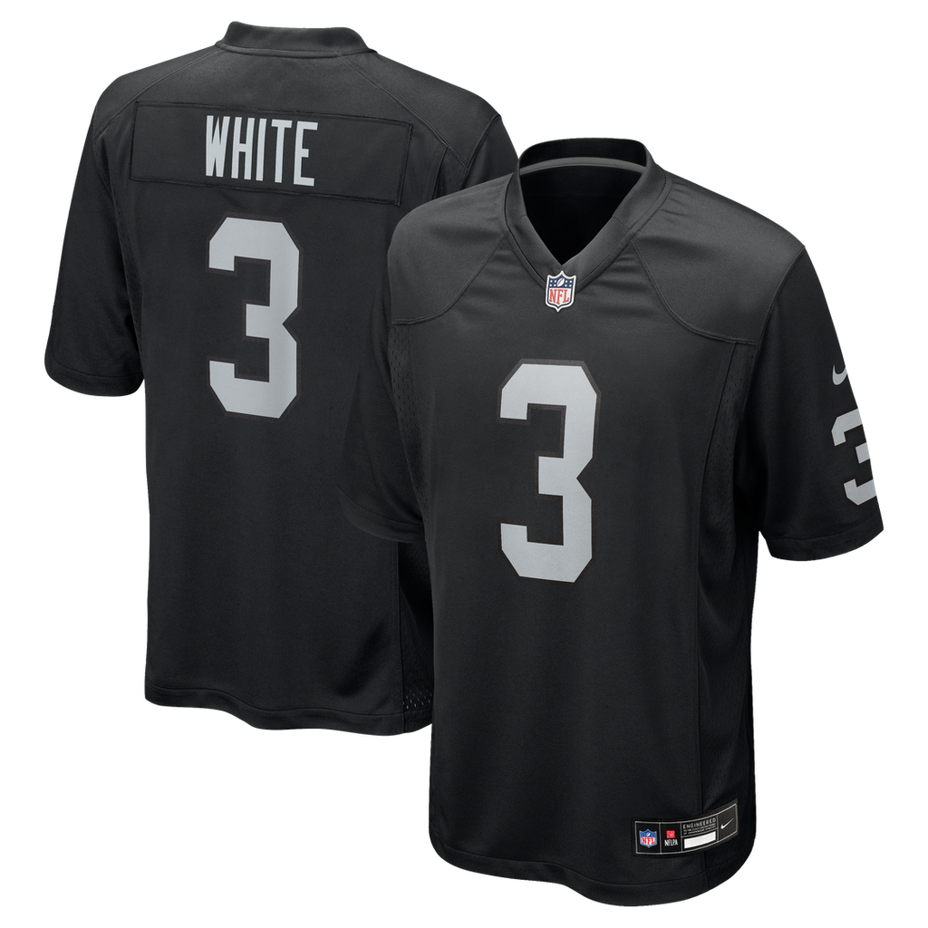 Zamir White Las Vegas Raiders Team Game Jersey - Black