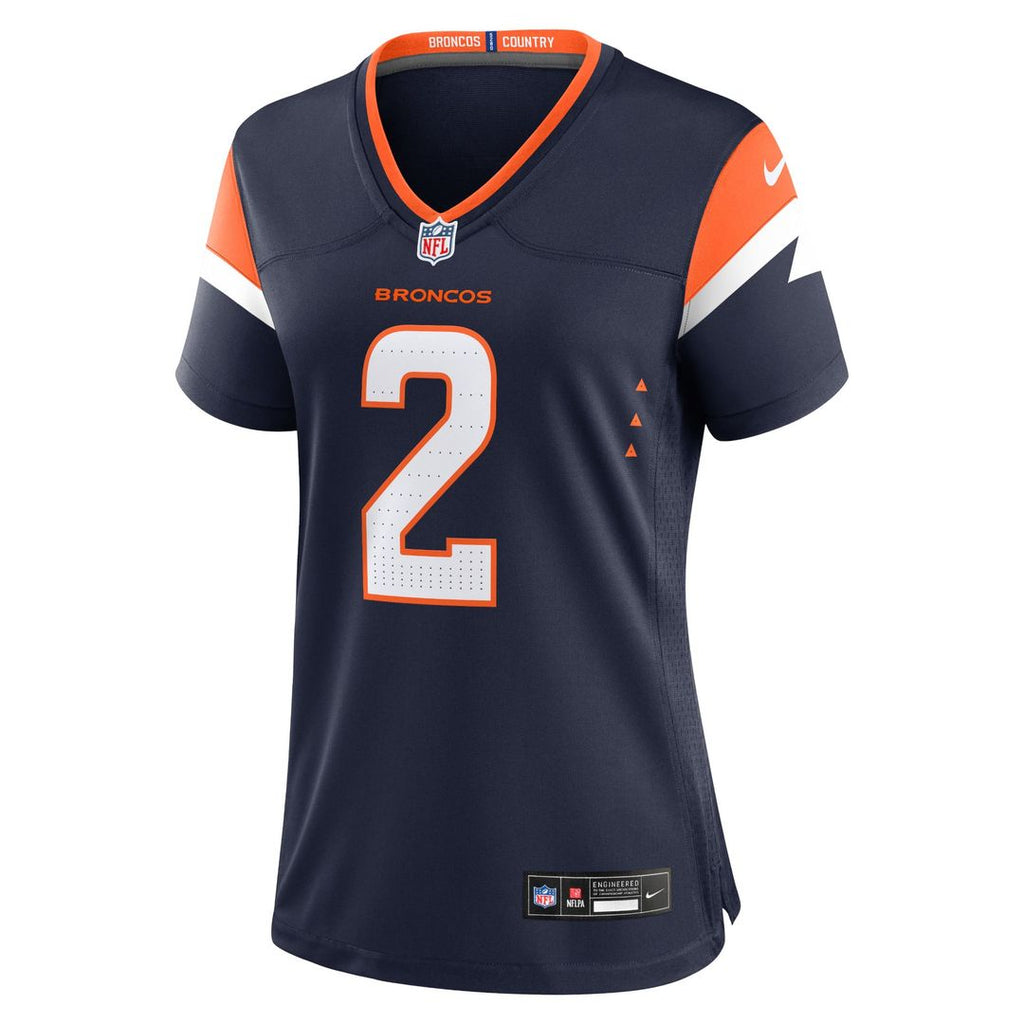 Patrick Surtain II Denver Broncos Women's Alternate Game Jersey - Navy