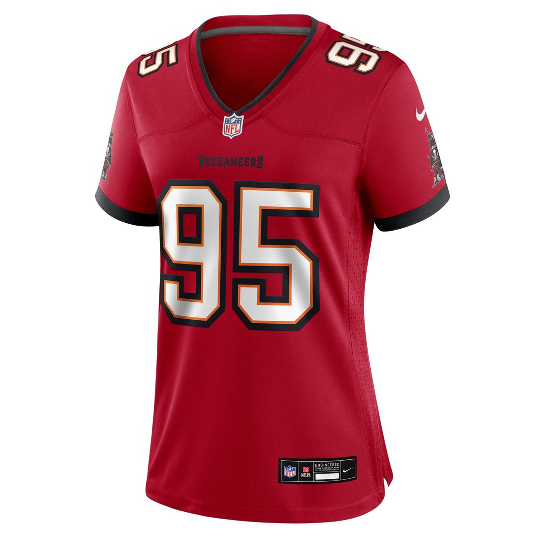 Elijah Roberts Tampa Bay Buccaneers Women's Team Game Jersey - Red