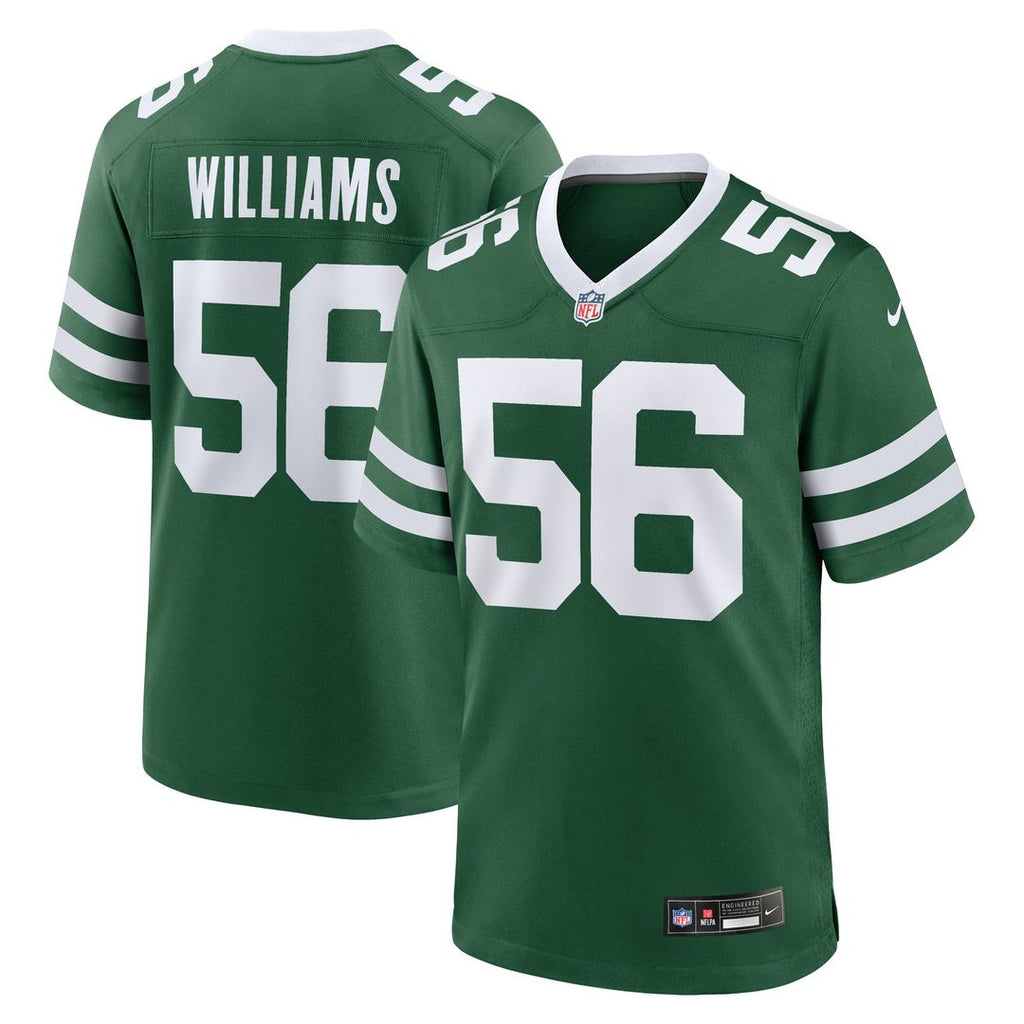 Quincy Williams New York Jets Game Player Jersey – Legacy Green